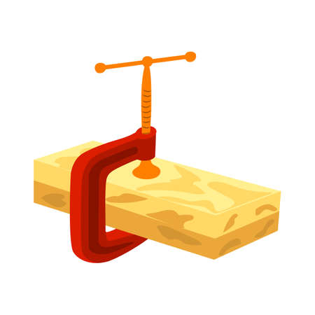 A bear playing an airplane, a flat and isolated design illustrationのイラスト素材