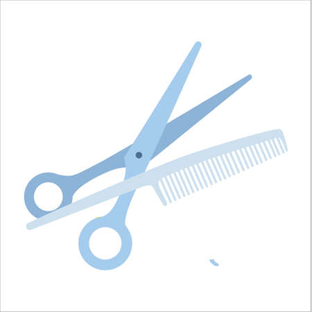 welding machine, flat design style, with machine in blue and beige vector illustrationのイラスト素材