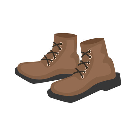 Running shoes. Sport shoes. Flat design Vector illustrationのイラスト素材