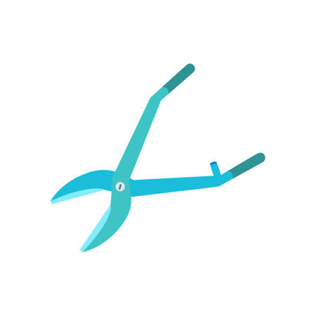 carpenter tool isolated flat icon Vector, hammer flat vector illustration isolate on a white backgroundのイラスト素材