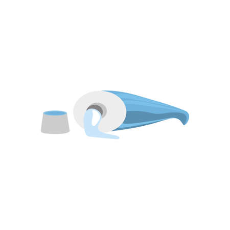 flat Vector icon illustration of Scissors icon isolated on white backgroundのイラスト素材