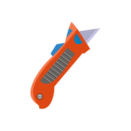 flat Vector icon illustration of Scissors icon isolated on white backgroundのイラスト素材