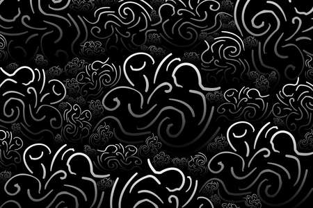 Abstract texture pattern black art backgroundの写真素材