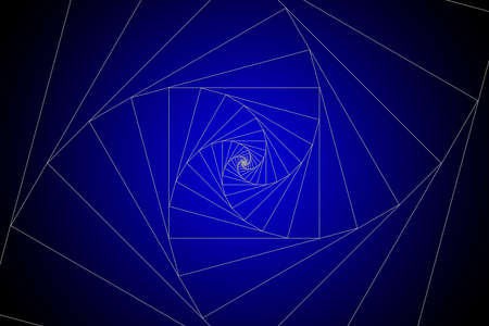 Blue abstract texture background with seamless spinning  square shape