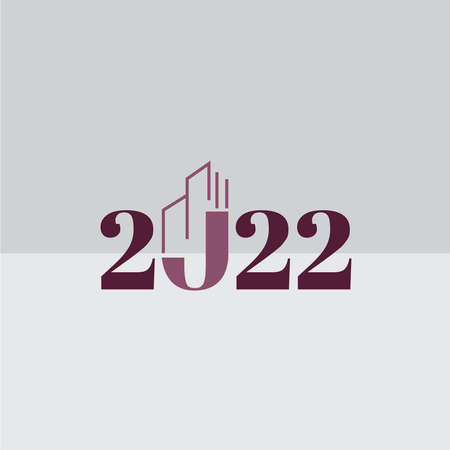 Illustration vector graphic of 2022 new year. Suitable for new year poster and others