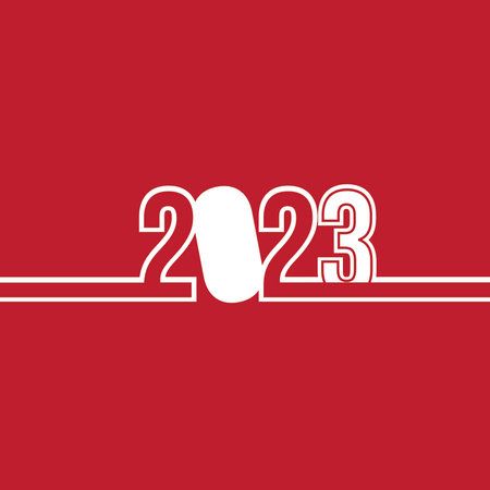 Illustration vector graphic of Happy New Year 2023.のイラスト素材