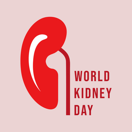 World Kidney Day Vector Design Template.のイラスト素材