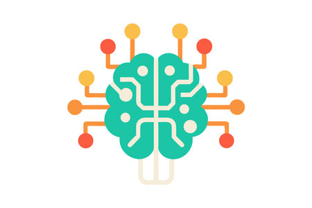 Creative brain vector icon design. AI brain  design concept.