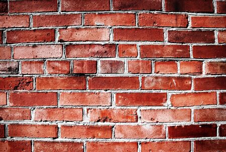 Cracked and dangerous brick wall