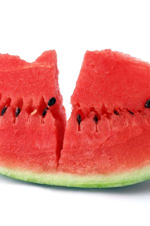 Fresh and ripe water melonの写真素材