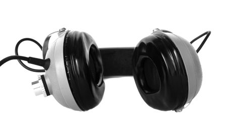 Old style hi fi headphonesの写真素材