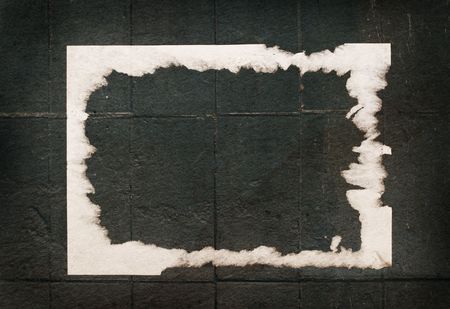 Grunge paper announcement の写真素材