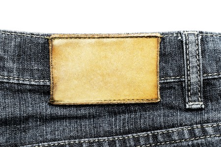 Jeans labelの写真素材