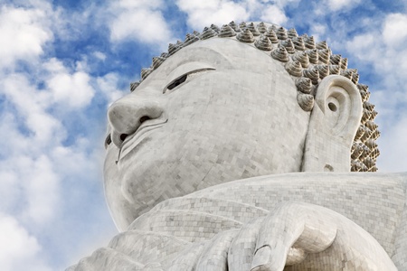 Big Buhhha statue on Phuket islandの写真素材