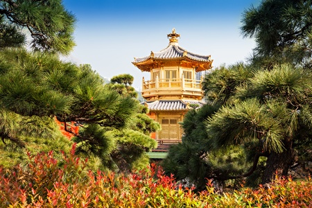 Nan Lian Garden, Chi Lin Nunnery, Hong Kongのeditorial素材