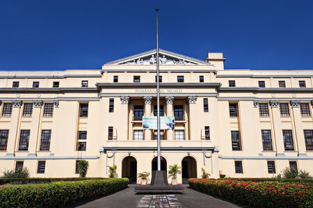 MANILA, PHILIPPINES - MARCH 18: Pambansang Museo, March 18, 2013, Manila, Philippines. Pambansang is a National Museum of the Philippines. Its a very popular tourist destination in Manilaのeditorial素材