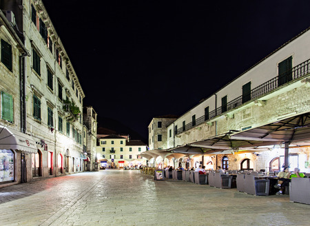 KOTOR, MONTENEGRO - MAY 21: Old street inside Stari Grad on May, 21, 2013, Kotor, Montenegro.のeditorial素材