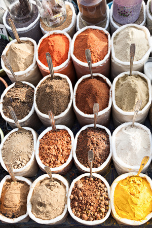 GOA, INDIA - APRIL 06: Spicies on Goa market on April 06, 2012, Goa, India.のeditorial素材