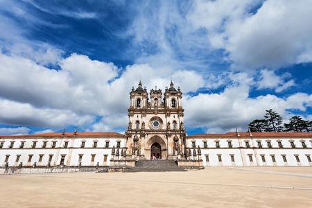 The Alcobaca Monastery is a Mediaeval Roman Catholic Monastery in Alcobaca, Portugalの写真素材