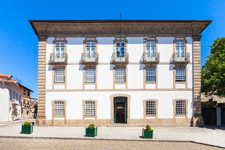 Alberto Sampaio Museum in the center of Guimaraes, Portugalのeditorial素材