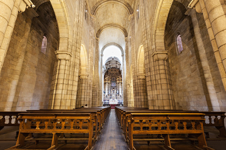 The Porto Cathedral (Se do Porto) is one of the oldest monuments and one of the most important Romanesque monuments in Portugalのeditorial素材