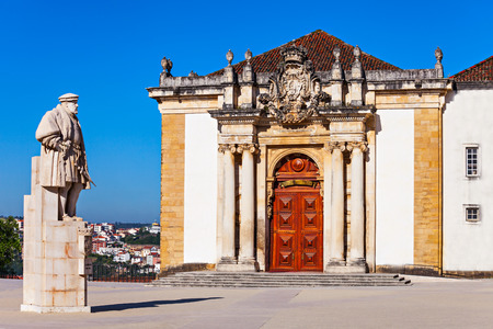 The University of Coimbra in Coimbra, Portugalのeditorial素材
