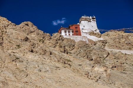 Namgyal Tsemo Gompa in Leh, Ladakh, India.のeditorial素材