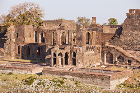 Royal Enclave in Mandu, Madhya Pradesh, Indiaの写真素材