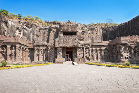 Kailas Temple in Ellora, Maharashtra state in Indiaのeditorial素材