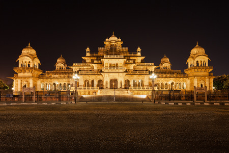 Albert Hall (Central Museum), Jaipur. It is located in Ram Niwas Garden in Jaipurのeditorial素材