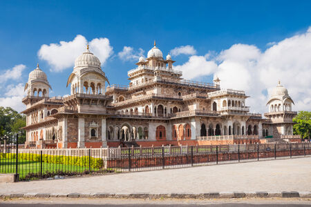 Albert Hall (Central Museum), Jaipur. It is located in Ram Niwas Garden in Jaipurのeditorial素材