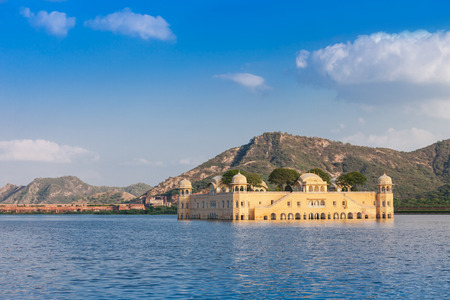 Jal Mahal (meaning Water Palace) is a palace on Man Sagar Lake, Jaipur, Indiaのeditorial素材