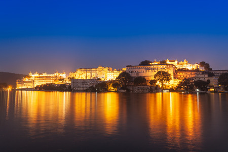 Udaipur City Palace in Rajasthan is one of the major tourist attractions in Indiaのeditorial素材