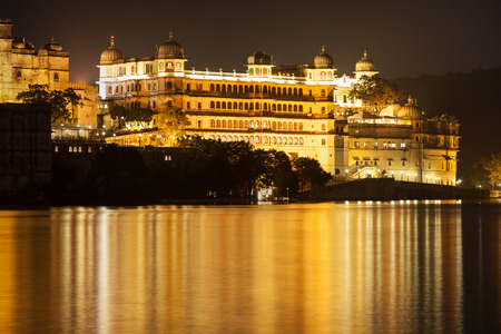 Udaipur City Palace in Rajasthan is one of the major tourist attractions in Indiaのeditorial素材