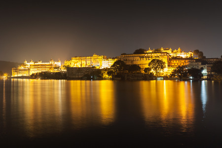 Udaipur City Palace in Rajasthan is one of the major tourist attractions in Indiaのeditorial素材