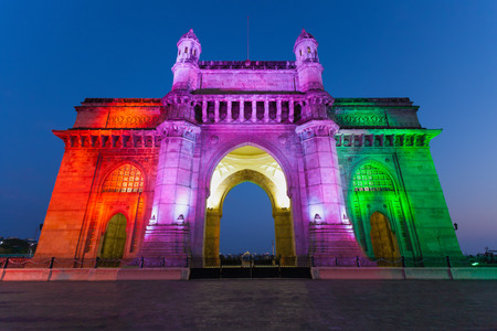 Gateway of India in Mumbai city in Indiaのeditorial素材