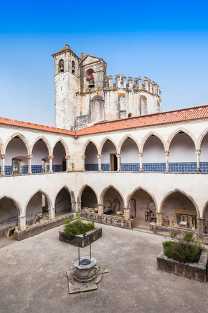 The Convent of the Order of Christ is a religious building and Roman Catholic building in Tomar, Portugalのeditorial素材