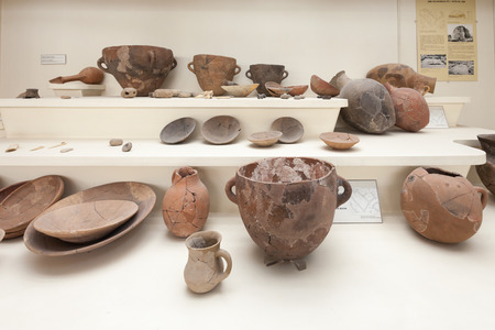 ISTANBUL, TURKEY - SEPTEMBER 07, 2014: Istanbul Archaeology Museum on September 07, 2014 in Istanbul, Turkeyのeditorial素材