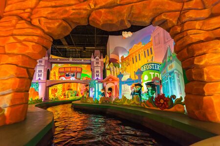 ISTANBUL, TURKEY - SEPTEMBER 07, 2014: Vialand Theme Park on September 07, 2014 in Istanbul, Turkey.のeditorial素材