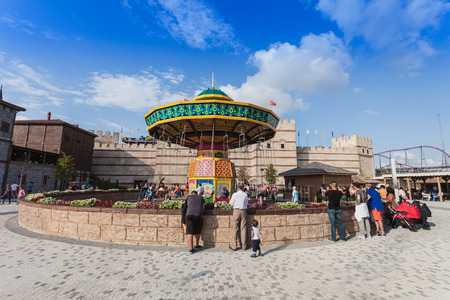 ISTANBUL, TURKEY - SEPTEMBER 07, 2014: Vialand Theme Park on September 07, 2014 in Istanbul, Turkey.のeditorial素材