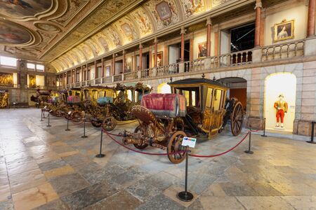 LISBON, PORTUGAL - JUNE 25: National Coach Museum (Museu dos Coches) on June 25, 2014 in Lisbon, Portugalのeditorial素材