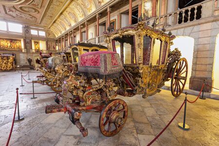 LISBON, PORTUGAL - JUNE 25: National Coach Museum (Museu dos Coches) on June 25, 2014 in Lisbon, Portugalのeditorial素材