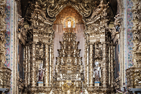 PORTO, PORTUGAL - JULY 01: Carmo Church interior on July 01, 2014 in Porto, Portugalのeditorial素材