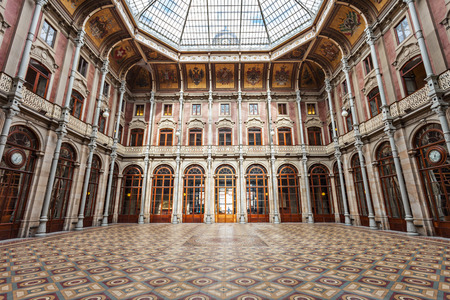 PORTO, PORTUGAL - JULY 02: The Palacio da Bolsa (Stock Exchange Palace) is a historical building on July 02, 2014 in Porto, Portugalのeditorial素材