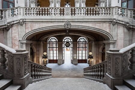 PORTO, PORTUGAL - JULY 02: The Palacio da Bolsa (Stock Exchange Palace) is a historical building on July 02, 2014 in Porto, Portugalのeditorial素材