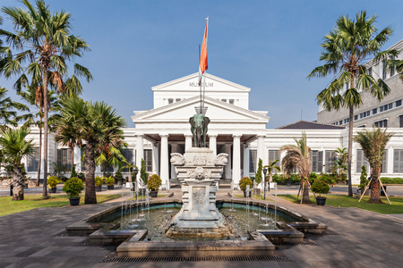 The National Museum of Indonesia. It is an archeological, historical, ethnological, and geographical museum.のeditorial素材