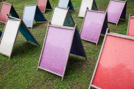 Elephant poo paper drying in the Elephant Poopoopaper Park, Thailand