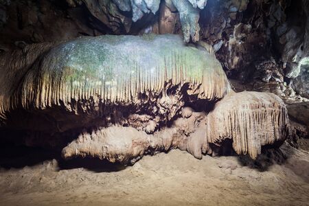 Chiang Dao Cave, Chiang Mai Province, nothern Thailandの写真素材