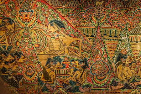 SINGAPORE - OCTOBER 15, 2014: Javanese art in Asian Civilisations Museum interior.のeditorial素材