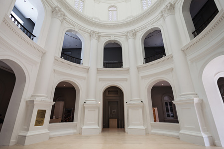 SINGAPORE - OCTOBER 17, 2014: The National Museum of Singapore interior. It is the oldest museum in...